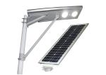 60w Solar Panel Street Light 64ah Battery , All In One Solar Power Flood Light