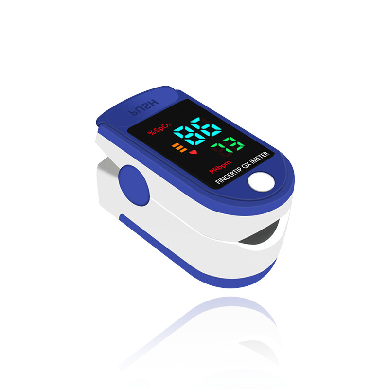 Blue IP22 Digital Finger Oximeter Blood Oxygen Testing Equipment
