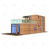 Buy cheap Residential - (Heya-2X03) 2 Floor New Prefab Container House With Bedroom And Living Room Construction Companies from wholesalers