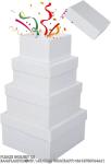 Black Gift Boxes Birthday Wedding Graduation Christmas Gift Wrapping Boxes