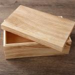 Buy cheap Custom Delicate Lidded Wooden Box Unfinished Pine Box For Souvenir Gift from wholesalers
