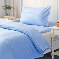 Buy cheap Sateen Stripe 233-400 Thread Count Cotton Bed Sheet Set Wrinkle Resistant / product