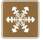 Tourist Attractions Brown Travelling Sign Reflective Film Sheet and Aluminum