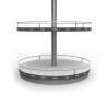 Buy cheap Customized Round Fashion Style Wine Display Rack Sparkling Beverage Metal Display Stands Wine Rack Metal for liquor store from wholesalers