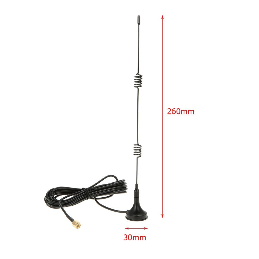 75 Ohms Impedance Yetnorson 3G/GSM/UMTS Magnetic Car Antenna for Haunting Camera Black