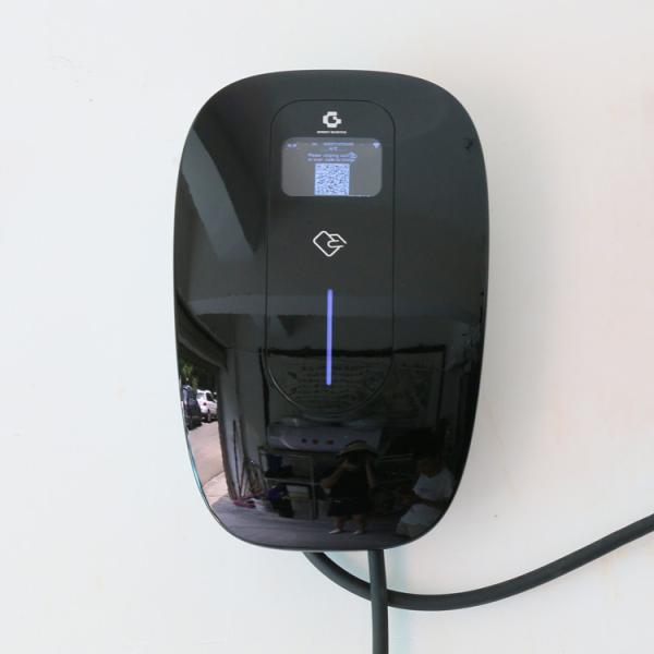 Buy cheap 220V Wall Mounted EV Charger 1 Phase Vehicle Charging Point 3.5m Cable from wholesalers