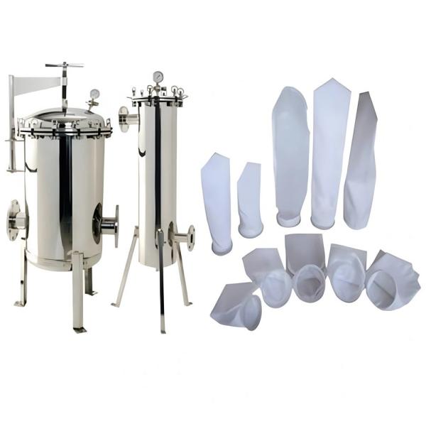 Buy cheap 3000L/Hour Stainless Steel Bag Filter Housing Efficient Filtration 2-10bar Rating from wholesalers