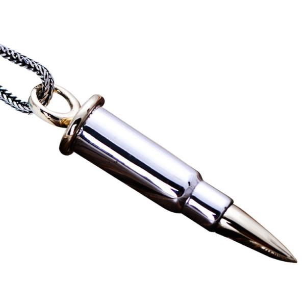 Buy cheap Sterling Silver Men Necklace with Pendant and Wheat Chain(XH052884W) from wholesalers