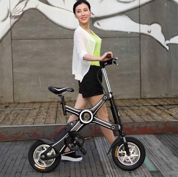 Buy cheap 12 Inch Foldable Electric Scooter Wheel Brushless Motor Panasonic Battery from wholesalers