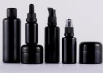 Black Skin Care Packaging Cream Bottle Glass Skincare Packaging Cream Cosmetic