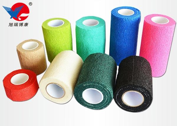 Waterproof Self Adherent Bandage Wrap Porous Ventilated For Sports / Veterinary