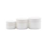 Buy cheap White Glass Empty Cosmetic Packaging Cream Jar 50g Personal Care from wholesalers
