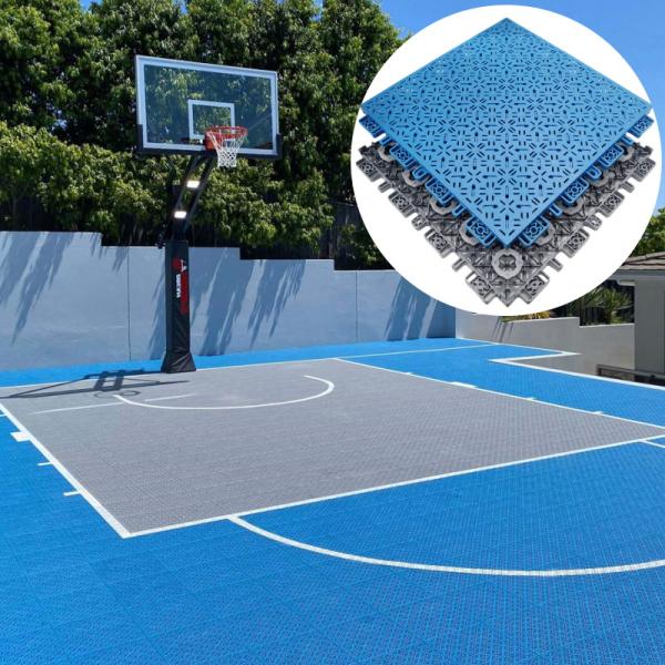 Buy cheap Outdoor Modular Pickleball Basketball Court Interlocking Sports Flooring Tiles from wholesalers
