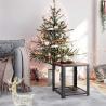 Buy cheap Oem Small Brown Industrial Style Nightstand Wood And Metal from wholesalers