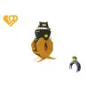 Buy cheap Heavy Equipment Hydraulic Attachment Q345B Alloy Steel Grapple Buckets for Excavators from wholesalers