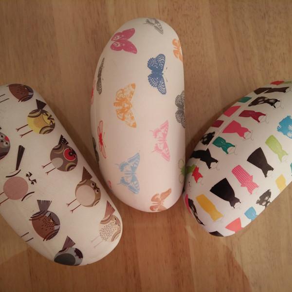 Printed glasses cases and sunglasses cases-PU leather cases with customer's