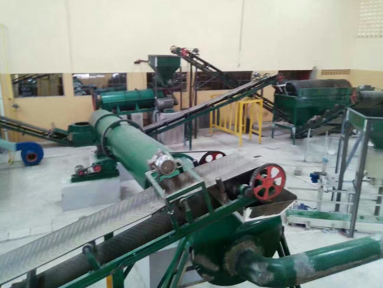 2t/H Manure Sewage Organic Fertilizer Production Line Fermenting