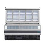 CE Combined R404A Upright Refrigerated Display Case