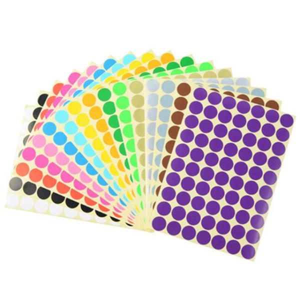 Printed Round Product Sticker, Waterproof Plastic Round Sticker, Adhesive Paper