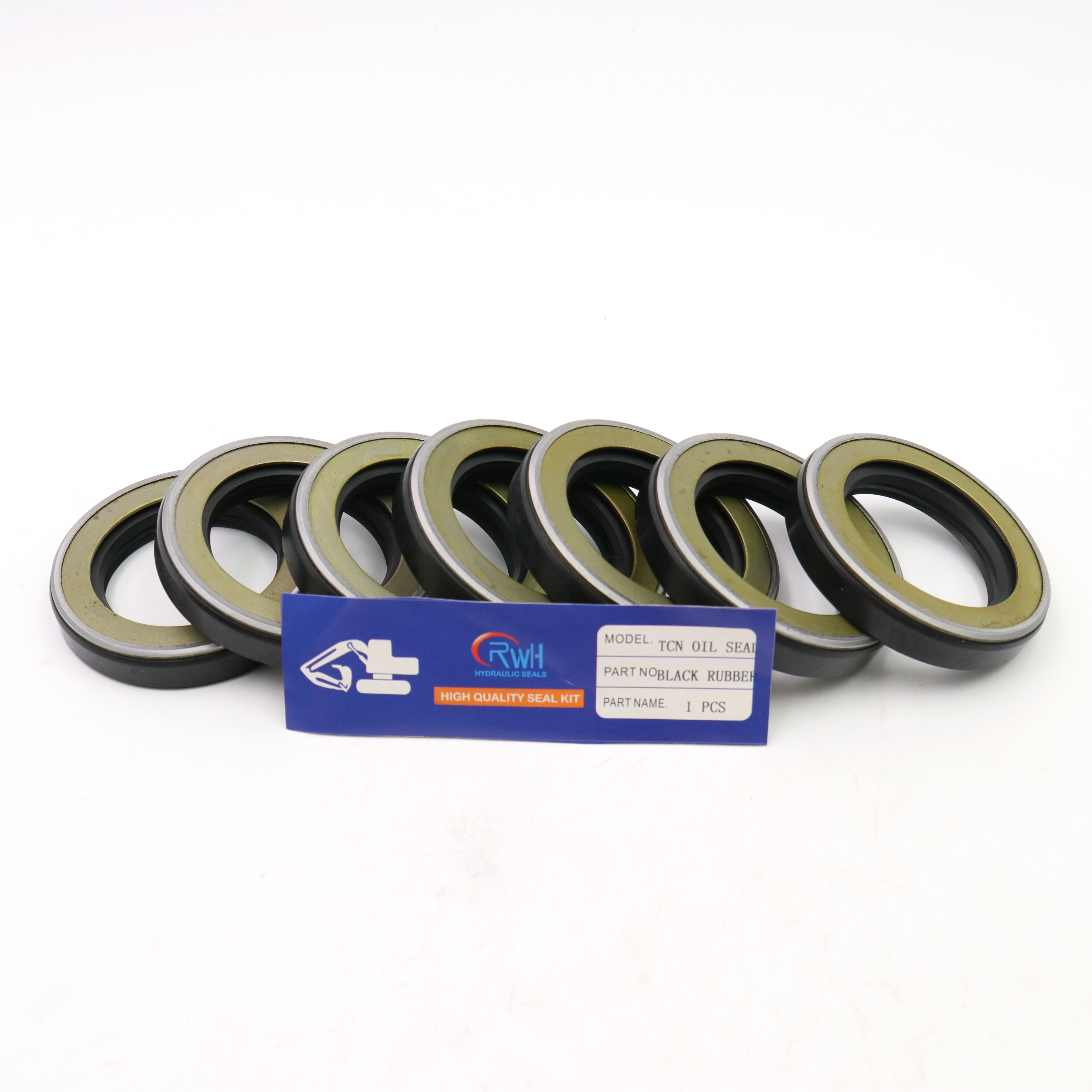 Skeleton Hydraulic Oil Seal Iron Rubber Material For Excavator