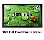 Buy cheap Best Quality 120 Inch 16:9 Home Cinema Theater Projection Screen Flat Fixed Frame DIY from wholesalers