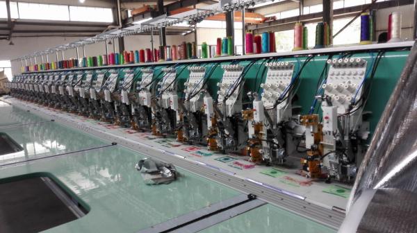 Buy cheap 24 Heads Flat Embroidery Machine With Automatic Thread Trimmer from wholesalers