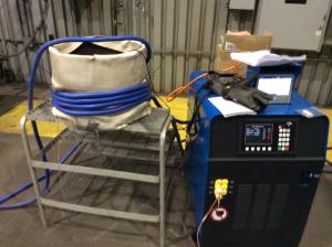 China Air Cooled IGBT Induction Heater Machine , PWHT Preheater Machine on sale