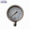 Buy cheap SS304 0-100Bar PSI 63mm 100mm Glycerin Manometer Pressure Gauge Glycerin Filled from wholesalers