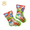 Buy cheap PA PE Christmas Socks Shape Snack Packaging Bags Laminated Snacks Packing Pouch from wholesalers