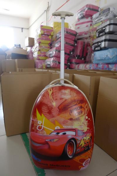 egg shaped kids trolley luggage bag suitcases in baigou baoding hebei China