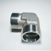 Buy cheap Round Head Medium Carbon Steel 90 Degree Elbow Hydraulic Fitting with Male product
