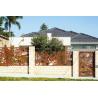Buy cheap OEM Aluminium Sliding Driveway Gates Yard Aluminum Profile Door from wholesalers