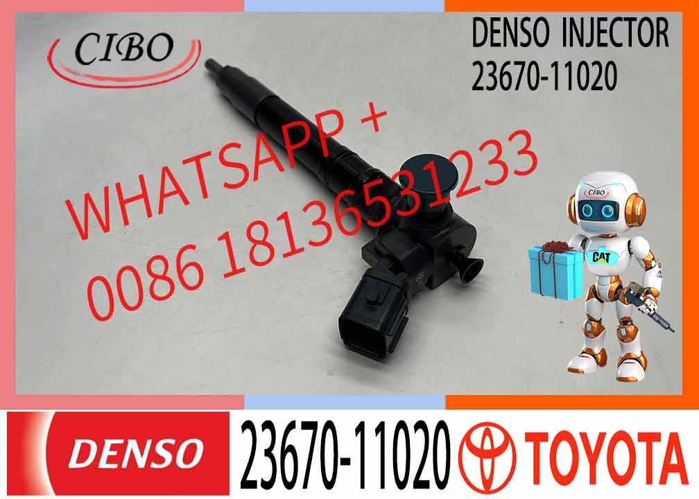 Common Rail Injector 23670-0E020 23670-09430 23670-11020 For Toyota Hilux 2GD-FTV 2.4L Engine
