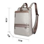 Men'S Cowhide Leather 15.6 Inch Laptop Bag For Business Travel
