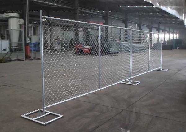 Buy cheap Construction Site 2.5 Inch Chain Link Temporary Fencing Galvanized 6x12 Ft from wholesalers