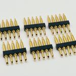 Solder Type Pogo Pin Connector 2.54mm Pitch 1x5P Male Spring Loaded Pogo Pin