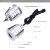 Buy cheap 12V Low Voltage IP67 Mini Indoor & Outdoor Recessed Led Stair Lights Step lights Footlights Led Landscape Stairwell ligh from wholesalers