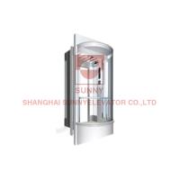 Buy cheap 630kg Machine Room Less Elevator Home Glass Door Elevator product