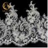Buy cheap Elegant Wedding Sewing Lace Trim Fashion Embroidered Customized from wholesalers