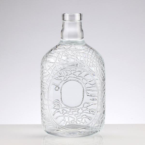 Buy cheap Hot Stamping 1.5L Big Bell Shape Brandy Wine Glass Bottle for Vodka Whisky Rum from wholesalers
