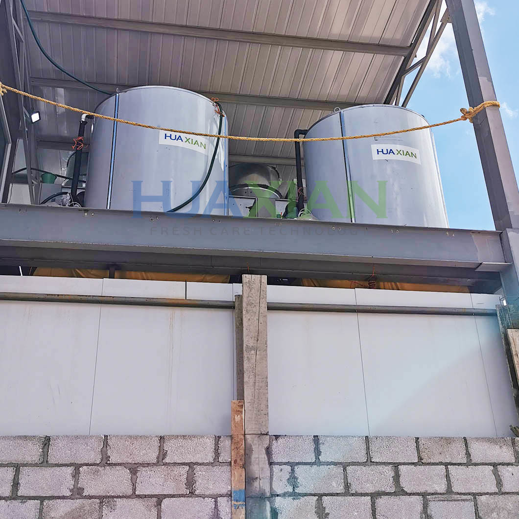 Seafood Restaurant Ice Equipment Machine, Seawater Ice Industry Machine with Cold Storage Room