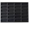 Buy cheap 1.5mm Nonstick Hot Dog Bun Baking Tray Black Aluminum Bun Pan from wholesalers