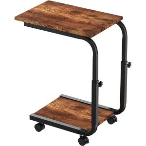 Wholesale End Table C Shaped Nightstand Height Adjustable for Bedroom Living Room from china suppliers