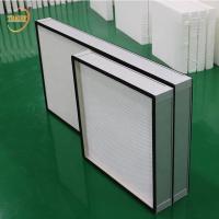 Buy cheap DOP 99% Glassfiber HEPA Air Filter HEPA Filter Box EN182 product
