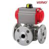 Buy cheap DN100 Full Bore 3 Way Floating Ball Valve CL150 Reduced Bore Ball Valve from wholesalers