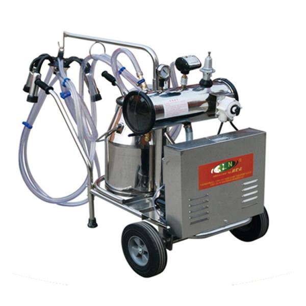 Buy cheap Vacuum Pump 12pcs/H Cow Milking Machine With 25L Bucket from wholesalers