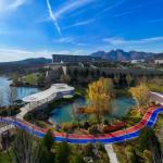 IAAF Certificated Athletic Track Installation EPDM Granules Materials for