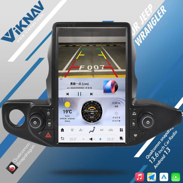 Buy cheap Tesla Style Wrangler Jeep Radio Upgrade 2018-2021 Carplay Head Unit Stereo Replacement from wholesalers