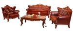 Buy cheap Antique living room furniture chesterfield 321 leather sofa set from wholesalers