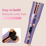 Auto Shut Off PTC USB Hair Curler Anti Scald Cordless Automatic Curling Iron